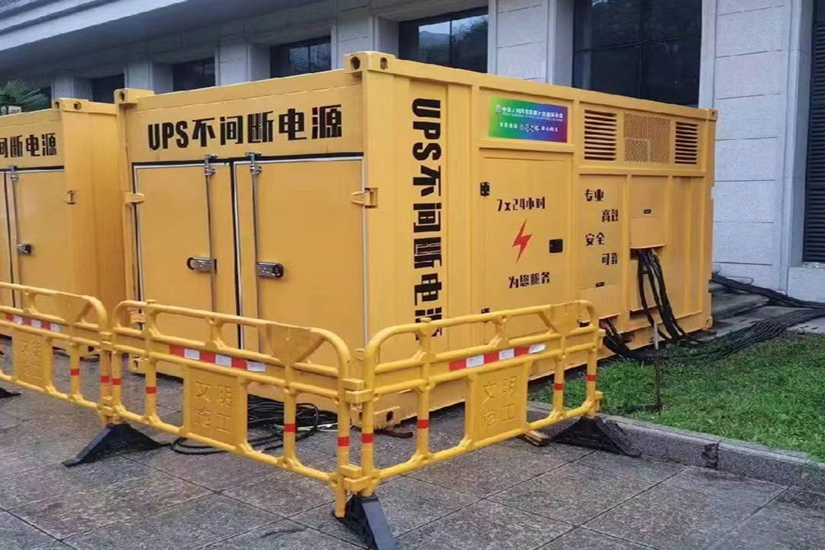 达尔罕茂明安联合发电机租赁施工现场